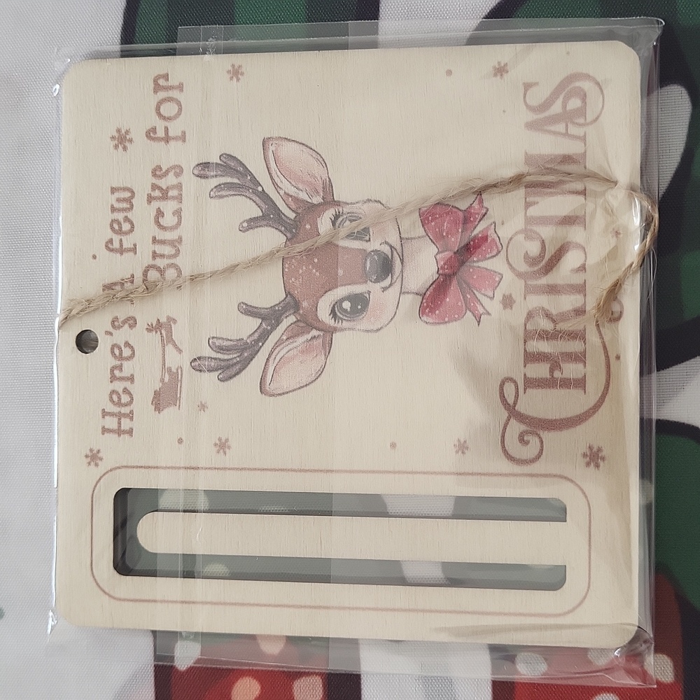 New Christmas Tree Money Holder Ornament